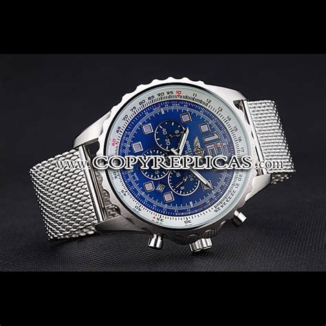 breitling navitimer stainless steel strap blue dial|replacement breitling strap.